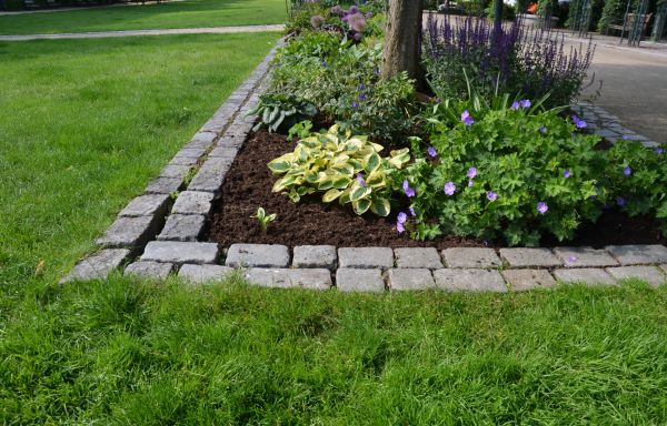 Stone Edging Installation in Lexington