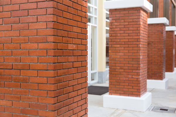 Brick Column Installation in Lexington