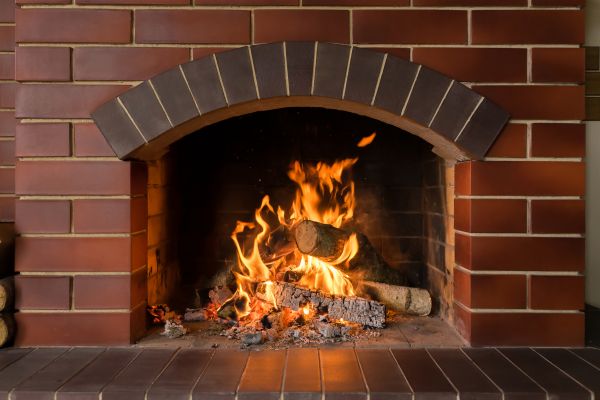 Brick Fireplace Installation in Lexington